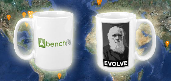 BenchFly Mugs Around the World