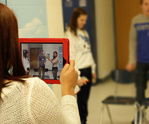 Students practicing the ART of Video