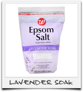 Walgreens Lavender Soak Epsom Salt